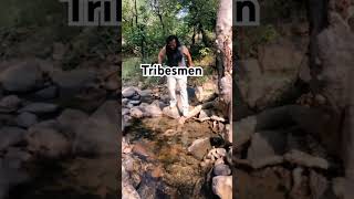 tribesmen tribe trending chittorgarh safari forest nature river power [upl. by Yzdnil]