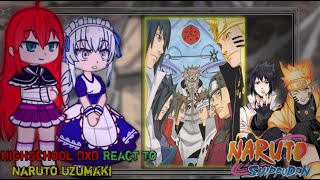 DxD React To Naruto Uzumaki As a New Member of Rias Peerage  My Au  Gacha Reaction Video [upl. by Nilknarf]