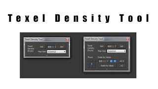 Texel Density Tool  Detaylı anlatım [upl. by Anidnamra18]