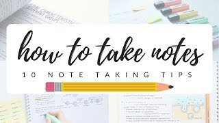 How to take efficient and neat notes  10 note taking tips  studytee [upl. by Oates801]