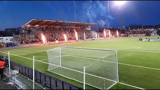 BodøGlimt  AS Roma 21 Europa Conference League prematch atmosphere 07042022 [upl. by Herta]