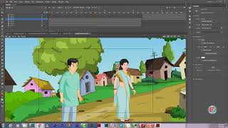 Adobe Animate cc amp Flash Lesson 69 part2  How To Make animation horror Story flash hindi tutorial [upl. by Tellford93]