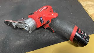 Milwaukee M12 Belt Sander  Cut Off Wheel Conversion [upl. by Cormick]