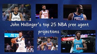 John Hollinger of The Athletics Top 25 NBA free agents by his projections [upl. by Jacynth83]