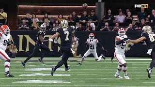 Taysom Hill shows off his arm on 18yard pass to Kevin Austin Jr [upl. by Tobin]