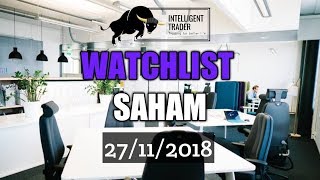 Analisa Saham Periode 27  30 November 2018 [upl. by Anel552]