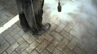 LINE MARKING REMOVAL OFF BLOCK PAVING [upl. by Hallvard67]