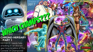 How To Beat The MCOC Side Quest Chrono Versary Part 1 2017 [upl. by Etram]