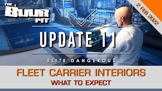 Elite Dangerous Odyssey Update 11 Fleet Carrier Interiors What to Expect [upl. by Lenni]