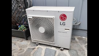 LG Multi F Max split AC installation [upl. by Cozza]