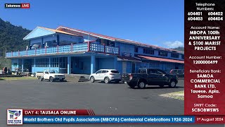 Tausala Online 100th Years Celebration  MBOPA Centennial Celebrations 19242024 [upl. by Meekar596]