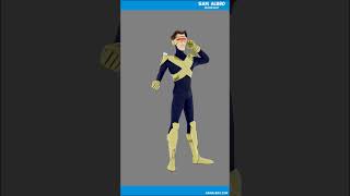 Cyclops  XMen Evolution 3D Fan Art [upl. by Hettie33]