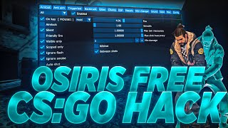 ONE OF THE BEST FREE CSGO CHEATS  OSIRIS CSGO HACK  INVENTORY CHANGER [upl. by Ecila]