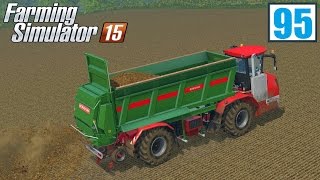 Rozrzucanie obornika Farming Simulator 15 95 gameplay pl [upl. by Doubler42]