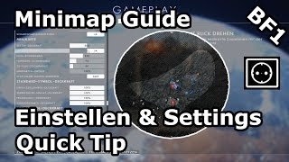 bf1 minimap Guide Settings amp tips servername  mapname herausfinden [upl. by Mclaughlin]