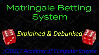 The Martingale Betting System Explained and Debunked [upl. by Ahsonek]