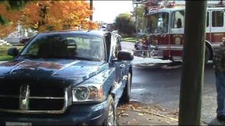 Fire Truck Accident Moncton [upl. by Saffren111]