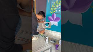 3d bubble wall desigin painting wallpainting painting art wallartdecoration [upl. by Naehs]