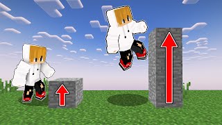 EVERY JUMP  JUMP HIGHER In Minecraft  Tagalog [upl. by Ahsieket]