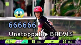 dewald BREVIS wonderful batting in CPL  6 sixes [upl. by Madella]