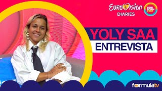 ENTREVISTA a YOLY SAA su escenografía su estilista y su paso por el Camp del BENIDORM FEST 2024 [upl. by Hardin]