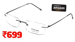 Titan Rimless Glasses Frame  Best Lightweight Glasses  Om Talk Channel [upl. by Schifra]