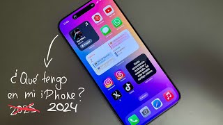 Así tengo mi iPhone 15 Pro Max en 2024  Widgets Apps Personalización [upl. by Aenitsirhc]
