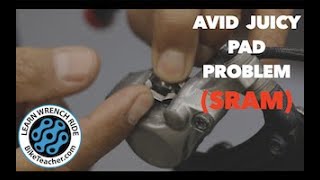 Avid Juicy brake Pad trouble shooting hydraulic disc brake [upl. by Lawton]