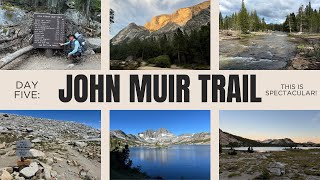 Backpacking the John Muir Trail Solo  Day 5 This is Spectacular [upl. by Eugen191]