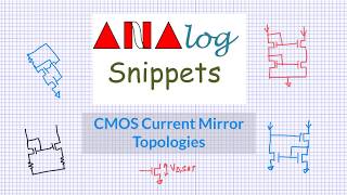 12 CMOS current mirror topologies [upl. by Loomis663]