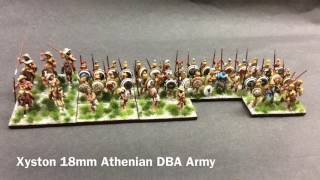 Athenian DBA Army 18mm Xyston [upl. by Ityak]