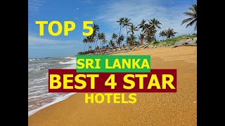 TOP 5 BEST 4 STAR HOTELS SRI LANKA [upl. by Roda]