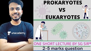 Prokaryote vs eukaryote  Introduction to prokaryotes and eukaryotes  microbiology unit 1 neet [upl. by Ruffin893]