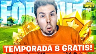 CONSIGO PASE DE BATALLA TEMPORADA 8 GRATIS  FORTNITE [upl. by Elehcor]