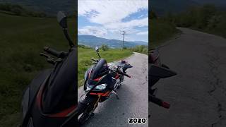 APRILIA TUONO V4 2020 vs 2022  Which Looks amp Sounds Better with Aftermarket Exhaust❓aprilia tuono [upl. by Nythsa]