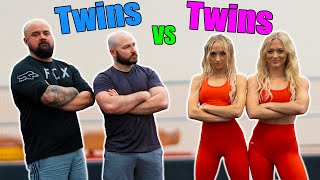 Twins vs Twins  GYMNASTICS CHALLENGE  ft the Rybka Twins [upl. by Dorraj]