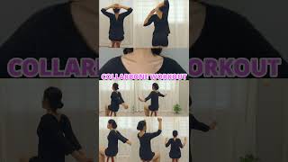 COLLARBONE WORKOUT for a Beautiful Look collarbone shoulderworkout workoutforgirls [upl. by Nahallac]