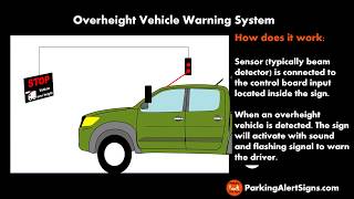 Overheight Vehicle Detection and Warning Sign for Parking Garages [upl. by Gnuhn]