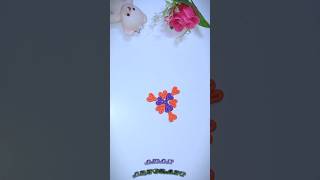 Polymer clay moulding flower design youtube art polymereclay diy clay craft shorts [upl. by Ynohtnad]