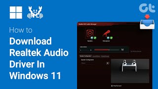 How To Download and Install Realtek Audio Drivers In Windows 11  Audio Driver Install Tutorial [upl. by Brainard701]