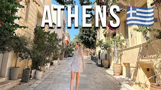 My first impressions of Greece 🇬🇷 Athens travel vlog [upl. by Sima73]