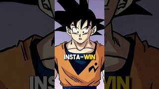 Goku Gets The Auto Win Button In DBS literally shorts dragonballsuper [upl. by Loredana]