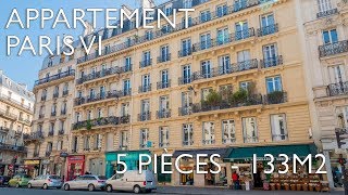 Appartement haussmanien de 5 pièces  Paris 6e  Ref  T108301DPE75 [upl. by Emirak636]