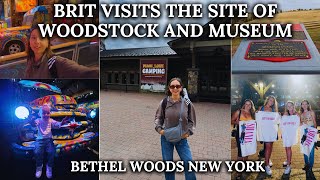 Brit visits the site of Woodstock 1969  Upstate New York  Bethel Woods Center of the Arts  Amber [upl. by Derinna]