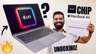 Apple M1 Chip MacBook Air 2020 Unboxing amp First Look  Crazy Powerful Machine🔥🔥🔥 [upl. by Annaik878]