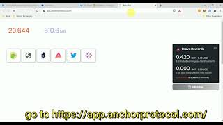 How to claim Anchor Protocol airdrop Luna staking Airdrops [upl. by Sundin]