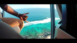 Helicopter flight in Mauritius  Corail Helicoptères 4K [upl. by Nelad]