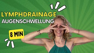 LYMPHDRAINAGE GESICHT ANLEITUNG  ANTIFALTEN [upl. by Llesig]