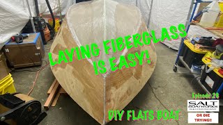 26DIY Boat Building New Year of FIBERGLASSING [upl. by Natalee690]