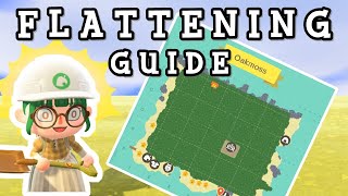 EASY Island Flattening Guide  Animal Crossing New Horizons 🏝️ [upl. by Draper]